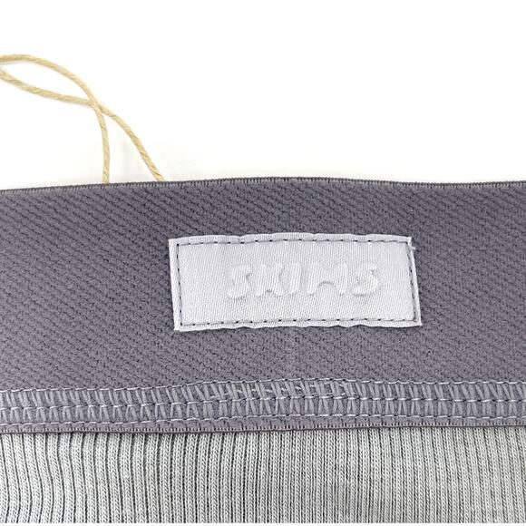 Skims Womens Cotton Ribbed Thong Panties Plus Size 4X Pacific Gray PN-STT-0040 - Picture 6 of 12